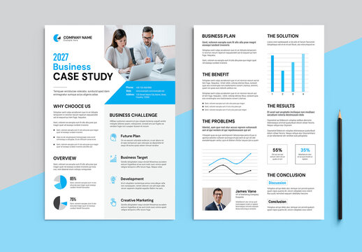Case Study Flyer Template