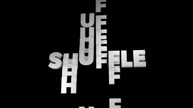 Kinetic Typography 3D Text Posters