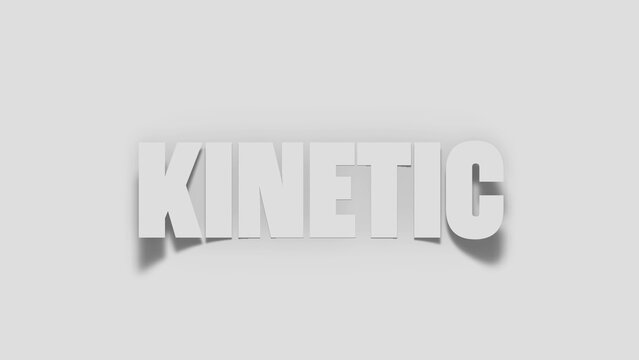 Kinetic Typography Abstract Shadow