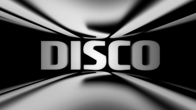 Kinetic Typography Disco Light Text 