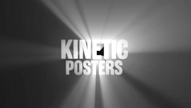 Kinetic Typography Cinematic Lights 