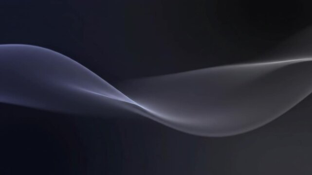 Abstract flowing wave-like patterns creating a subtle gradient of light and shadow on a dark background, perfect for digital art and design