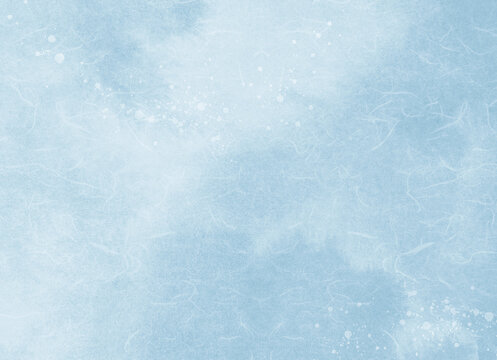 じわ滲み繊維テクスチャ水色