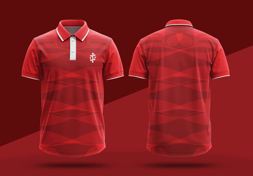 Polo T Shirt Design Template