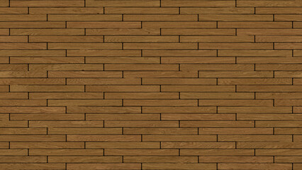 Obraz premium Seamless wood plank floor textured. Wall from old wooden boards. Wooden material surface texture on isolated background.