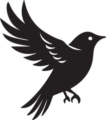 Fototapeta premium Flying Bird Silhouette