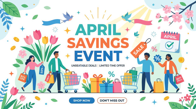 April Savings Event - Unbeatable Deals Limited Time Offer Banner
