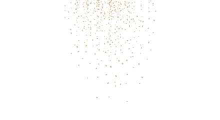 Golden particles falling down on white background  © FATEMA