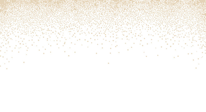 A white background with gold confetti particles