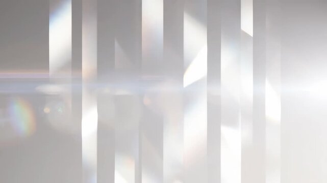 Radiant Abstract Background with Vertical Prismatic Light Rays and Subtle Luminous Flares, Perfect for Modern Technology and Elegant Digital Designs