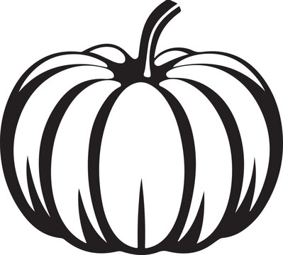 Pumpkin silhouette graphic design, harvest, fall season, food, vector art, icon
