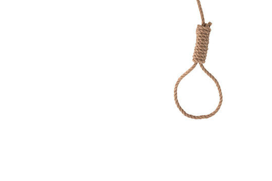 Lynch loop, white background. Copy space.