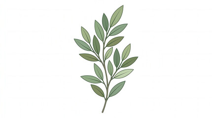Fototapeta premium Healthy Fresh Green Leafy Plant for Natural Wellness and Eco Living