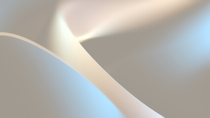 Elegant Abstraction in Pearl Shades Offers Visual Simplicity