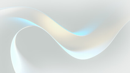 Soft Pearl-Hued Abstract With Smooth Curves
