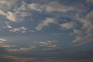 Obraz premium Twilight Sky with Clouds