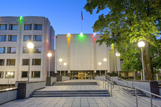 Regierungssitz, Ministerkabinett, Regierung der Republik Litauen LRV, Lietuvos Respublikos Vyriausybe, Vilnius, Litauen