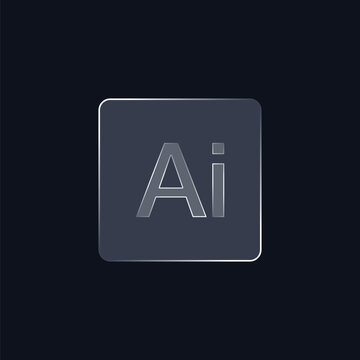 Adobe Illustrator logo icon design vector