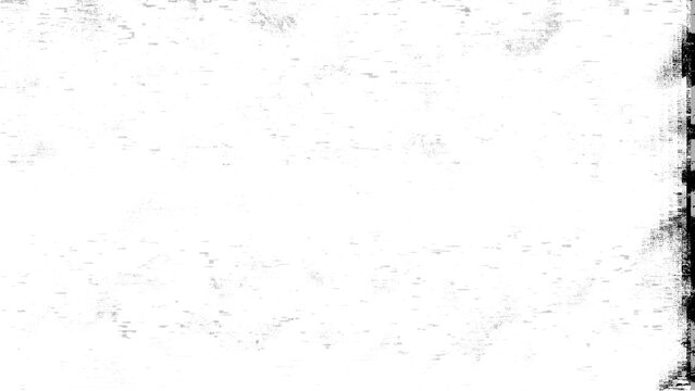Grunge Edge Glitch Texture with Distorted Black Ink Border.