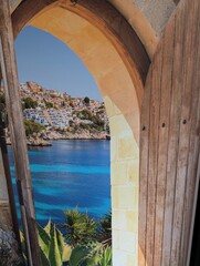 Fototapeta premium Aussicht, Europa, Meer, Hügel, Sonne, Strand