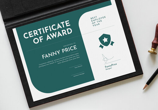 Clean Certificate Template