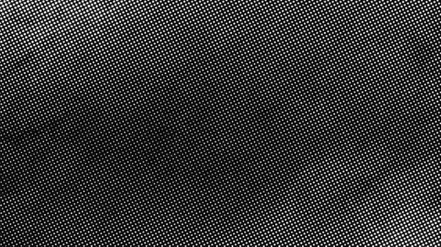 Abstract Halftone Grunge Background.Animated black and white dotted texture overlay.