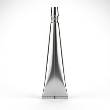 A shiny metal object with a conical shape