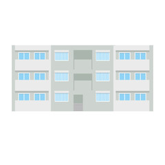 マンションの建物イラスト