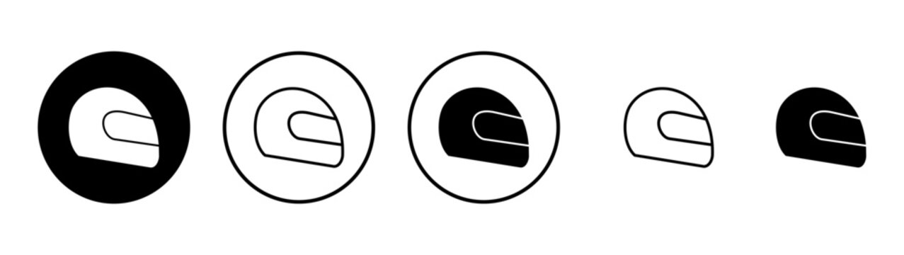 Helmet icon vector. Motorcycle helmet sign and symbol. Construction helmet icon. Safety helmet