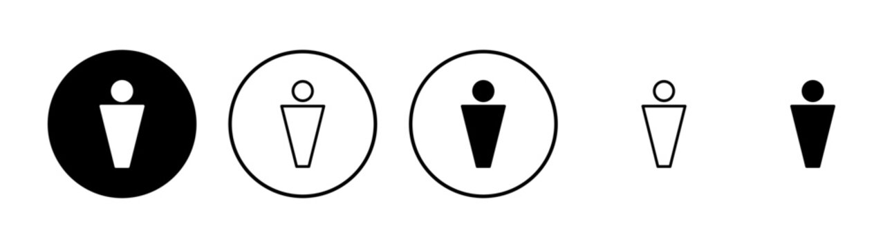Man icon vector. male sign and symbol. human symbol