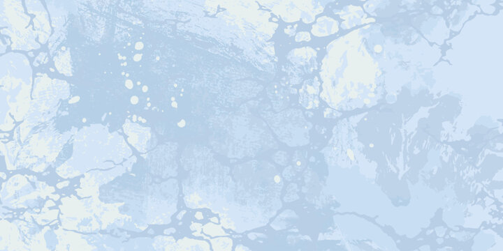 Abstract artistic pattern in pastel tender blue colors universal use