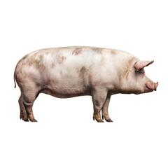 Fototapeta premium Pig isolated
