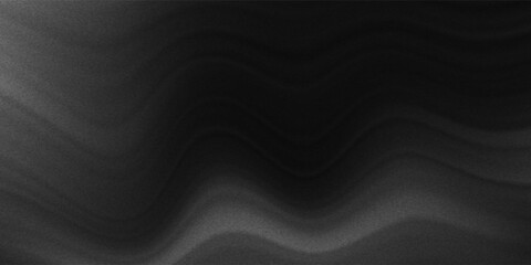 Obraz premium black white abstract color gradient noise effect background grainy texture effect web banner header poster design, abstract wave pattern