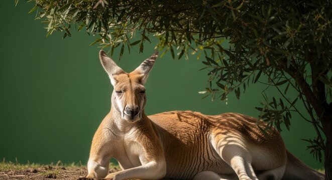 Elegant Sundaland Clouded Leopard Resting Beneath Jungle Foliage