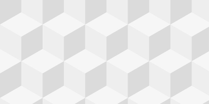 Illustration squares seamless geometric pattern with cubic shapes. Abstract geometric triangle background mosaic wallpaper.