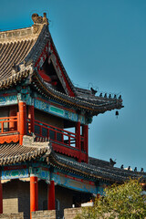 Fototapeta premium Gongji Tower, Xuanhua District, Zhangjiakou City, Hebei Province