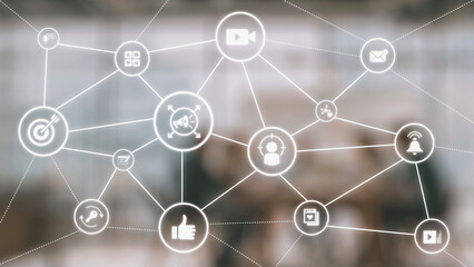 Content marketing interface with data dashboards, analytics charts, and content tools. Marketing success comes from content performance, content planning, and marketing optimization. Spire