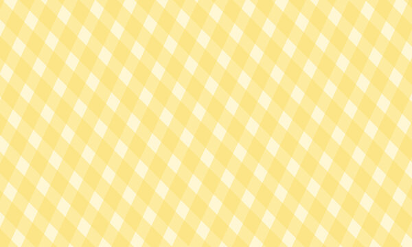 Soft yellow argyle pattern background with diagonal diamond shapes seamless texture