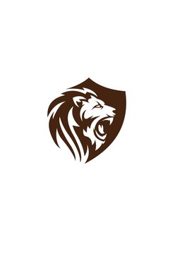 lion with shild