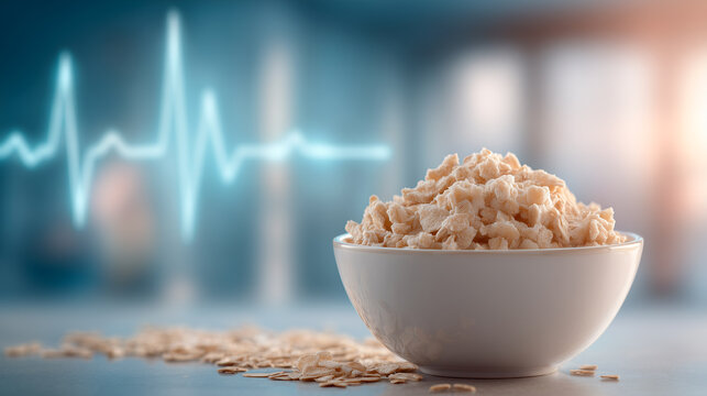 Oatmeal, rich in dietary fiber, acts as a vascular cleanser, helping balance blood sugar, lower cholesterol, and prevent arterial hardening daily.