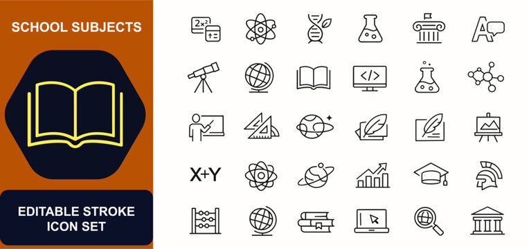 Subject Code Icon School Subjects Icon Pack