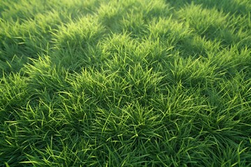 Fototapeta premium Green Grass Field Top View Texture for Sports Lawn — green grass, lawn texture, aerial view, sports field, grass background