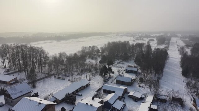 Insulation differences seen from above