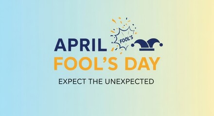 Naklejka premium Celebration of april fool's day with playful and unexpected elements