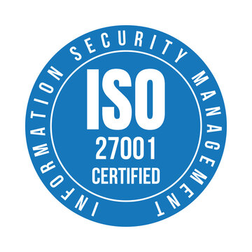 ISO 27001 certified symbol icon