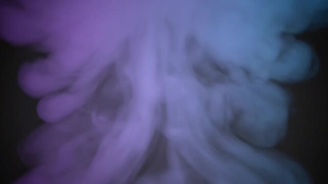 colorful smoke isolated on transparent background