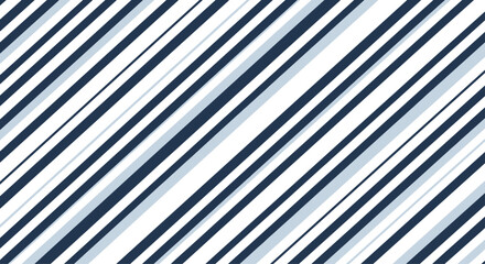 Obraz premium Modern diagonal striped pattern with varying widths of blue and white lines creating a dynamic and textured background for design work.