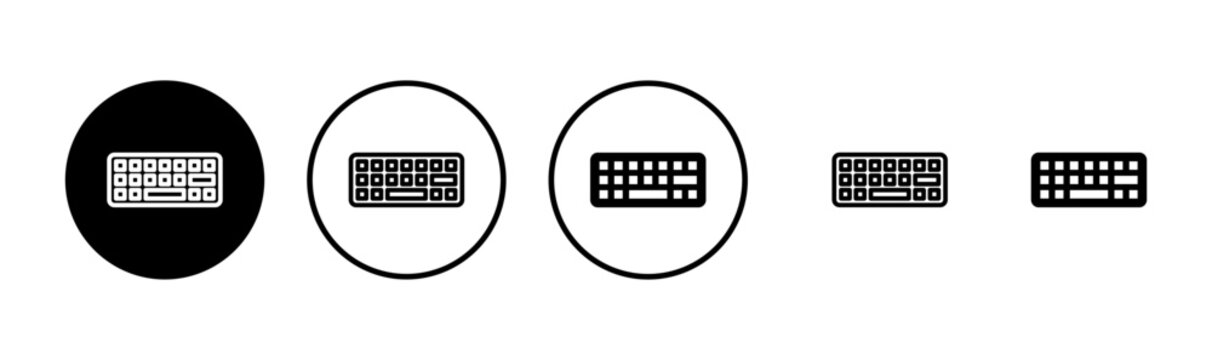 Keyboard icon logo design. keyboard sign and symbol
