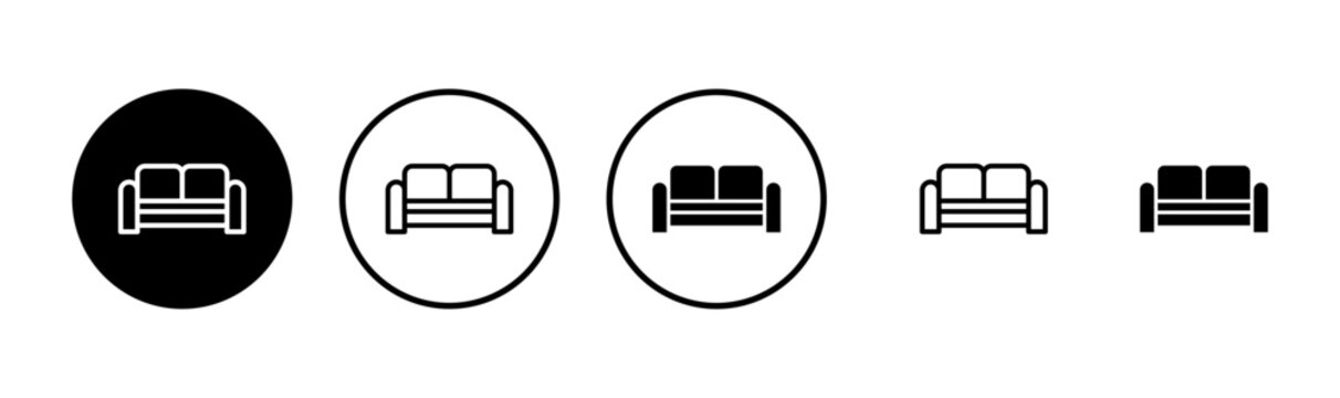 Sofa icon logo design. sofa sign and symbol. furniture icon