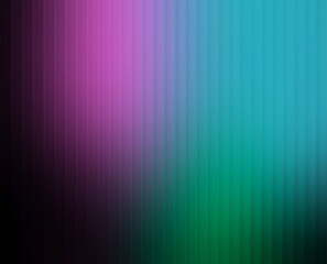 Obraz premium Abstract gradient background with vertical lines transitioning from purple to teal and green hues